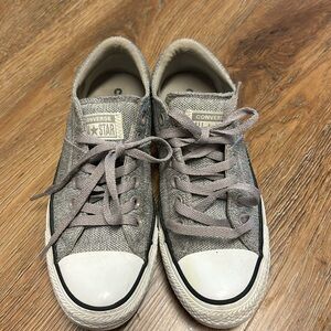 Converse All Star Low Chuck Taylor Gray Size 7